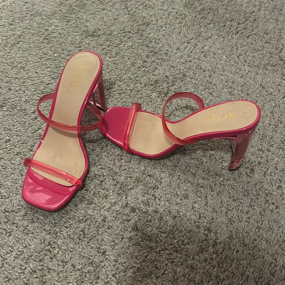 Pink heels
